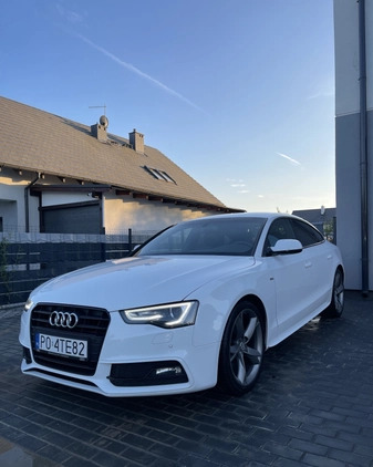Audi A5 cena 63900 przebieg: 264386, rok produkcji 2015 z Poznań małe 211